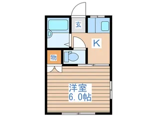 コーポワタナベ【1階】の間取り