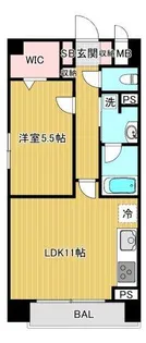 Grand-Place京橋【4階】の間取り