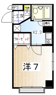 セレス南台【2階】の間取り