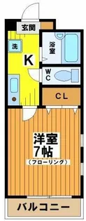 ウィリアムヒルズ高井戸【1階】の間取り