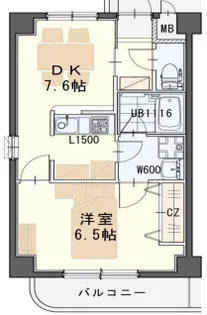 WISH BONE HILLS【3階】の間取り