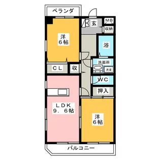 第2穂光ビル【1階】の間取り
