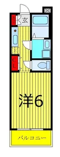 LYNX志茂【5階】の間取り