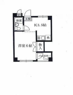 REON天王町【3階】の間取り