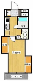 トレス若葉A【2階】の間取り