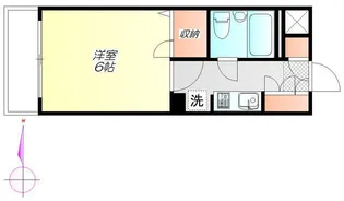 クラスタ新宿【2階】の間取り