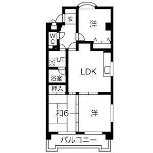 フィローリ日ノ宮【2階】の間取り