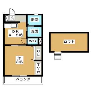 スイ・ドリーム【1階】の間取り