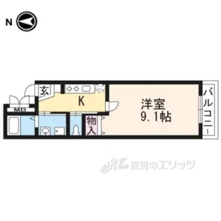 2ndMebldg【1階】の間取り