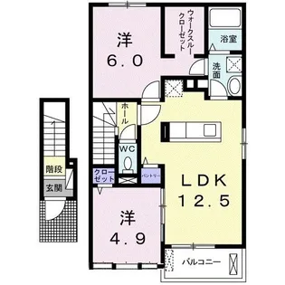 Lumiere【2階】の間取り