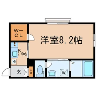 サンエムコーポ平井第2【2階】の間取り