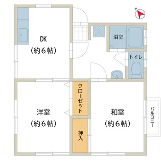 第二ゼノアコーポ【2階】の間取り