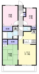 クレッシェンド【3階】の間取り