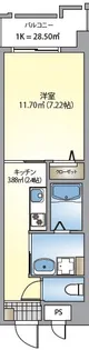 アリゾナ【5階】の間取り