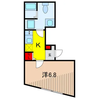 BRIO亀有【5階】の間取り