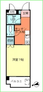 アビタシオン英【5階】の間取り