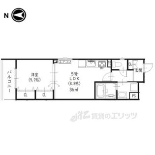 ラモーナ出口【3階】の間取り