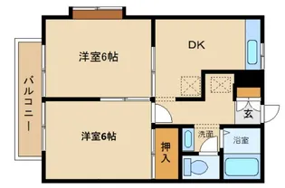 ドマ・ファミール【1階】の間取り