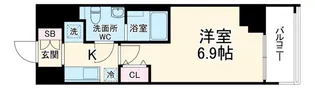 S-RESIDENCE横濱吉野町【3階】の間取り