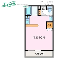 リバティー【2階】の間取り