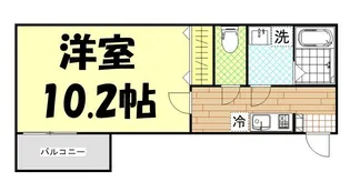 シャルール【1階】の間取り