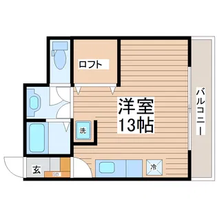 ロフティ【7階】の間取り