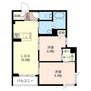 Ecrarge【2階】の間取り