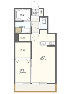 ダイチヒルズD&CII【1階】の間取り