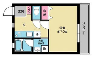 アーバン萩中II【2階】の間取り