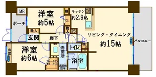 日神パレステージ小山ウィンフォート【10階】の間取り