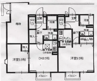 プラシード【1階】の間取り