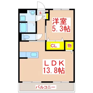 Y&M向日葵【1階】の間取り