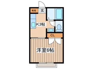 マンダリン【2階】の間取り
