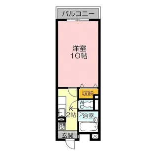 三記マンション久米町【2階】の間取り