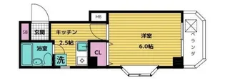 シャトレー押上【3階】の間取り