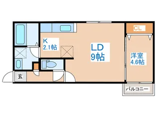 Smile小樽築港【1階】の間取り