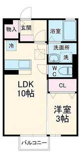 ヴァン ソフィアC【2階】の間取り