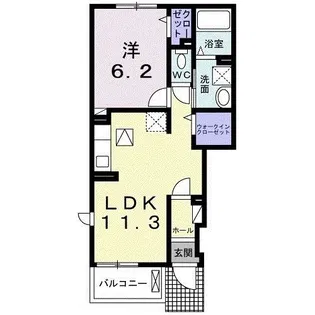 Collina【1階】の間取り