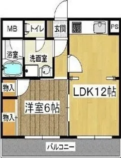 大正メゾン【4階】の間取り