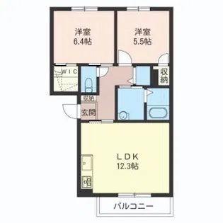 Ohana Hare A【3階】の間取り
