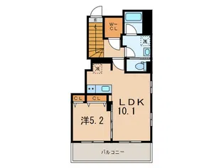 est Largo KOMAZAWA【1階】の間取り