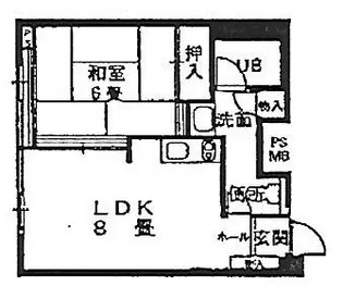 イーストコート2番街【13階】の間取り