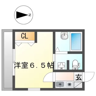 アザレ中丸子【3階】の間取り