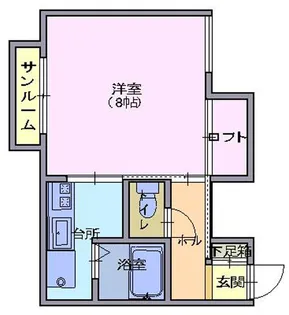 マーガレットハイツ【1階】の間取り