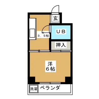 グリーンコーポ【3階】の間取り