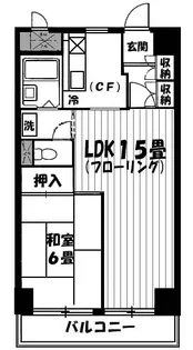 五反野ハウス【3階】の間取り