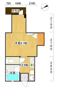 M,T【2階】の間取り