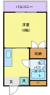 パティオ高沢【1階】の間取り