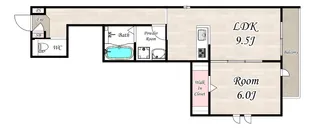 Le Grandeur Honmachi(ル・グランデュール本町)【2階】の間取り