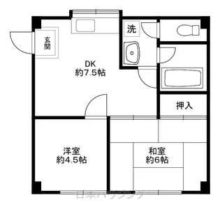 グランフォルムアライ【1階】の間取り
